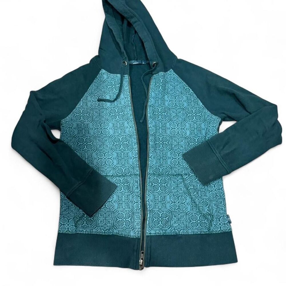 Prana Green and Blue Hoodie